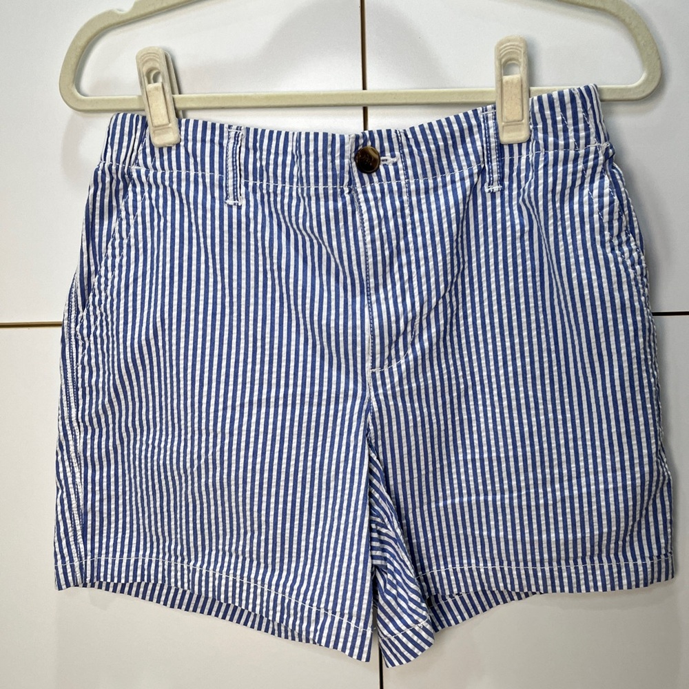 Old Navy Blue and White Striped Women's Shorts